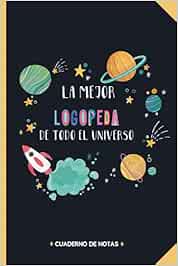 Regalo para la mejor Logopeda: Cuaderno de notas A5 regalo Logopeda- A5 /cuadriculado - | regalos Logopeda para el cumpleaños|regalo de cumpleaños colega