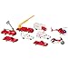 Fire Department 20pc Die-Cast Car Set w Backpack Carrying Case - All Different Vehicles