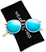 WearMe Pro - Reflective Lens Round Trendy Sunglasses