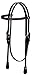 Weaver Leather Black Leather Browband Headstallthumb 1