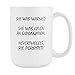 Simply Stated Nevertheless, She Persisted Coffee Mug Ceramic 15 oz