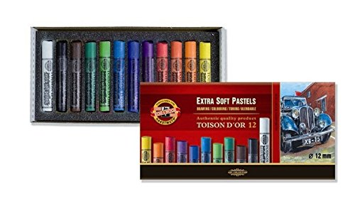 Koh-i-noor extra soft pastels set/12 (fa8552)