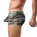 L'ASHER Men’s Sexy Camouflage Military Low Rise U Pouch Underwear Boxer Brief