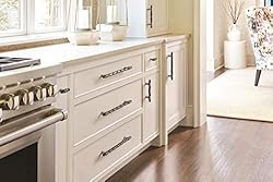 Amerock | Cabinet Pull | Black Chrome/Satin Nickel