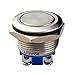 Ulincos® Momentary Push Button Switch U19A1 1NO SPST Silver Stainless Steel Shell Suitable for 19mm 3/4