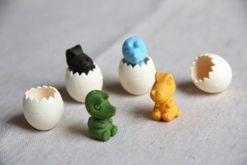 Iwako baby dinasaur and egg Japanese Erasers (4 Colours/Set) NEW!