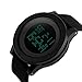 CIVO Mens Boys Analogue Digital Watches 50M Waterproof Military Sport Watch Big Face Dual Dial Fasion Casual Multifunction LCD Back Light Electronic Shock Resistant Watches (Black Black)