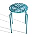 dar Living Daisy Metal Stool, Capri Breeze (2-Pack)