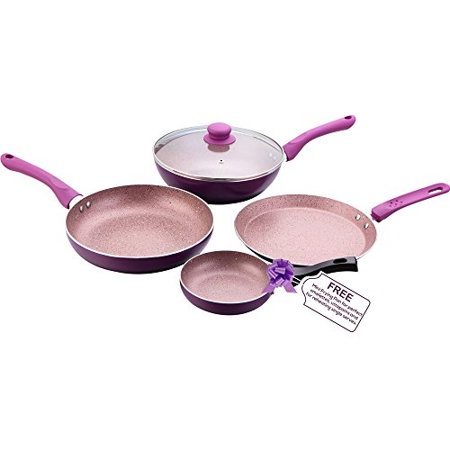 Click Here to See More Images Wonderchef Royal Velvet Induction Base Cookware Set, 4-Pieces