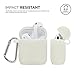 Airpods Accessories Set, Filoto Airpods Waterproof Silicone Case Cover with Keychain/Strap/Earhooks/Accessories Storage Travel Box for Apple Airpod (Night Glow)thumb 2