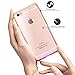 Salawat for iPhone 6 Plus Case, Clear iPhone 6s Plus Case Cute Anti Scratch Slim Phone Case Cover Reinforced TPU Bumper Shock Absorption Protective Case for iPhone 6/6s Plus 5.5inch (Orange Pink)