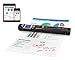 VuPoint ST47 Magic Wand Wireless Portable Scanner, Auto-Feed Docking Station, 8GB MicroSD Card, Protective Carrying Case, JPEG/PDF, Color/Mono, 1.5 LCD, 1050 DPI (Black)