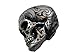 Silver Tone Carved Celtic Zombie Tattoo Skull Head Hot Rod Auto Gear Shift Knob/Decor