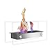 R.W.FLAME Ventless Bio Ethanol Fireplace Heater,All Season Portable Table Top Fire Pit Burner Insert for Indoor & Outdoor Use