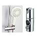 SODIAL- Replacement 25mm ABS Chrome Shower Rail Head Slider Holder Adjustable Bracket