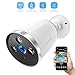 Outdoor Security Camera WiFi Surveillance System 1080P HD Bullet Camera Motion Detection, Waterproof IP66 Night Vision, 2-Way Audio, Theft-Deterrent Alarm with Cloud Storage/TF Slot