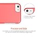 iPhone 5C Case, Maxboost [Vibrance Series] for Apple iPhone 5C Protective Slim Soft-Interior Scratch Protection Vibrant Color Hard Cover Slider Style -Italian Rose/Champagne Gold