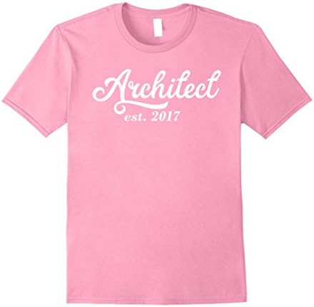 Men's Architect Graduation Gift 2017 - Architecture School T-Shirt XL Pink