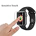 [2-Pack] HOMRUI Apple Watch Series 4 40mm Glass Screen Prcotector, 3D Curved Full Coverage Tempered Glass Screen Protector for iWatch 40mm 2018 (Transparent Edge)