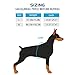Pawaboo Service Dog Vest Harness + Dog Leash, Premium Durable Reflective Dog Vest Harness with 2 Reflective Removable Velcro Patches + 19