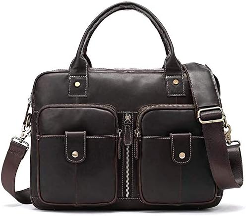Women S Woven Handbags ブリーフケースブリーフケースブリーフケースハンドバッグ多機能メンズヴィンテージレザーショルダーバッグメンズ ハンドバッグ 単一のショルダートートバッグ 汎用性の高い大容量 通勤バッグ シンプルなパッケージタイプ 大容量設計 Car Line