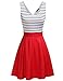 VintageRose Womens Sexy Open Back Cocktail Floral Print Midi Dress