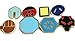Pokemon Johto League Gym Badges / Pins Generation 2