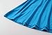 LARACE Women 3/4 Sleeve Tunic Top Loose Fit Flare T-Shirt(3X, DeepSkyBlue)