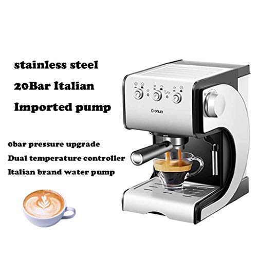 Kaffeevollautomaten Startseite 1.5L Kaffeemaschine Halbautomatische Dampf Milchaufschäumer Edelstahl Coaster 850W – Bild 5