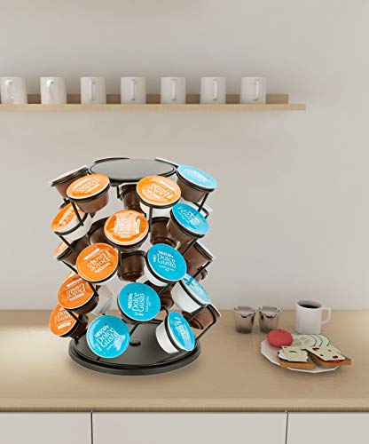 MeelioCafe Dolce Gusto Kapselhalter Rotierend für Dolce Gusto Kaffee Pod, Drehbar Kaffee Kapselständer für 35 Kapseln… – Bild 6