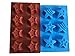 2 Star Shaped Silicone Molds – Patriotic Party Stars Soap Mold – Kids DIY Stellar Star Crayons - 4th of July Holiday Shapes by Jolly Jon