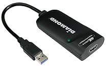 Diamond BVU5500H USB HDMI 4K Video Graphics Adapter for Multiple Monitors(3840 x 2160 DL-5500 Win 10, 8.1, 8,7)