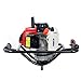 XtremepowerUS V-Type 63CC Gas Posthole Digger One Man Auger Post Hole Digging Fence Post Dirt Tree with 12