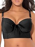 Smart & Sexy womens Plus-size Long Lined Underwire
