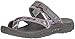 Skechers Women's Reggae-Sparkle Swag-Toe Thong Sandal with Webbing, Grey, 8 M US