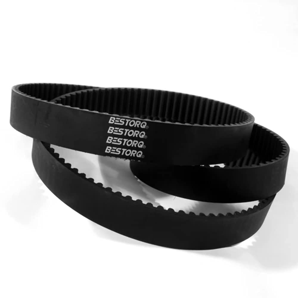 BESTORQ 1680-8M-50 8M Timing Belt, Rubber, 1680 mm Outside Circumference, 50 mm Width, 8 mm Pitch, 210 Teeth