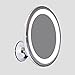 10x Magnifying Lighted Makeup Mirror. Warm LED Tap Light Bathroom Vanity Mirror. Wireless & Compact Travel Mirror