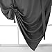 Deconovo Rod Pocket Panel Blackout Curtains Thermal Curtain for Living Room Dark Grey 46W x 63L One Panel