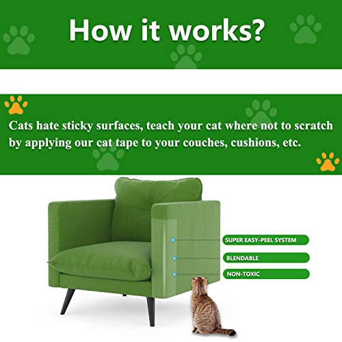 AntiScratch Cat Tape for Furniture Stop Cat from Scratching Couch