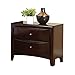 Coaster Home Furnishings Phoenix 2-Drawer Nightstand Deep Cappuccino