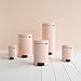 Brabantia Trash Can with Inner Bucket, Clay Pink, 7 Gallon