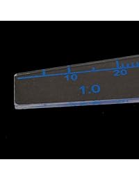 Rannb 0.002 0.039 in de espesor Plástico Metric Filler Feeler Calibre 13 cuchillas Gap herramienta de medición para medir la brecha ancho espesor