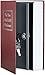 Amazon Basics Book Safe, Key Lock, Large, Red