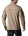 CQR Men's Combat Shirt Tactical 1/4 Zip Assault Military Top Camo EDC, Combat Shirts(tos201) - Coyote, Large