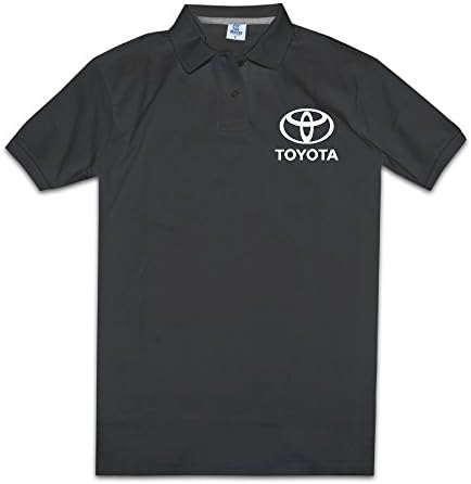 Just Tinge Men's Toyota Logo Mens Polo Shirts XL Black