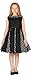 BlackButterfly Kids 'Alexia' Vintage Polka Dot 50's Girls Dress (Black, 11-12 yrs)