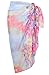 Simplicity Chiffon Print Scarf Beach Sarong Pareo Bikini Wrap Cover Up, 6