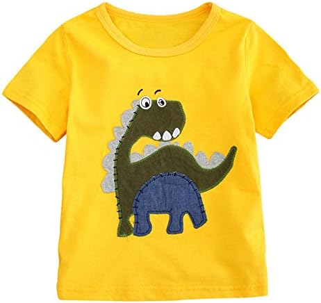 Edenpure Boys Summer Cotton Cartoon T-shirt(5056TZ,7)