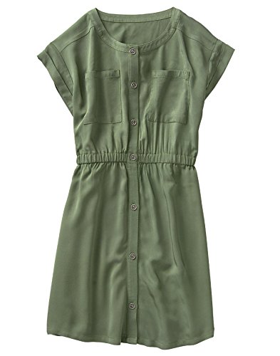 Crazy 8 Little Girls Short Sleeve Woven Utilty Dress Olive | Desertcart  Bahamas