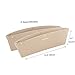LeeQueen Car Pocket Organizer Fills the Gap Between the Seats, Premium PU Leather (Beige, 2 Packs)